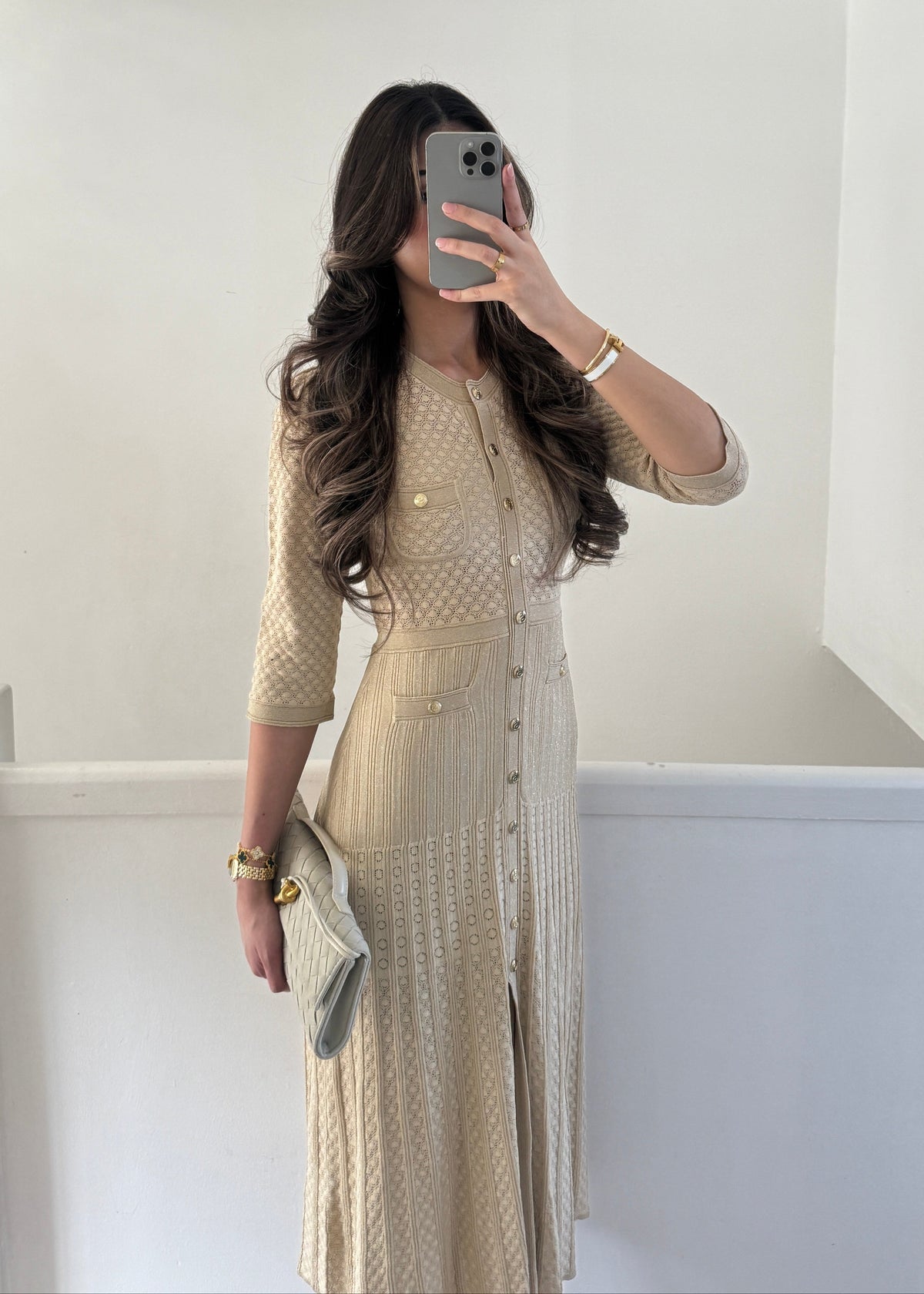 Celeste Dress- Beige