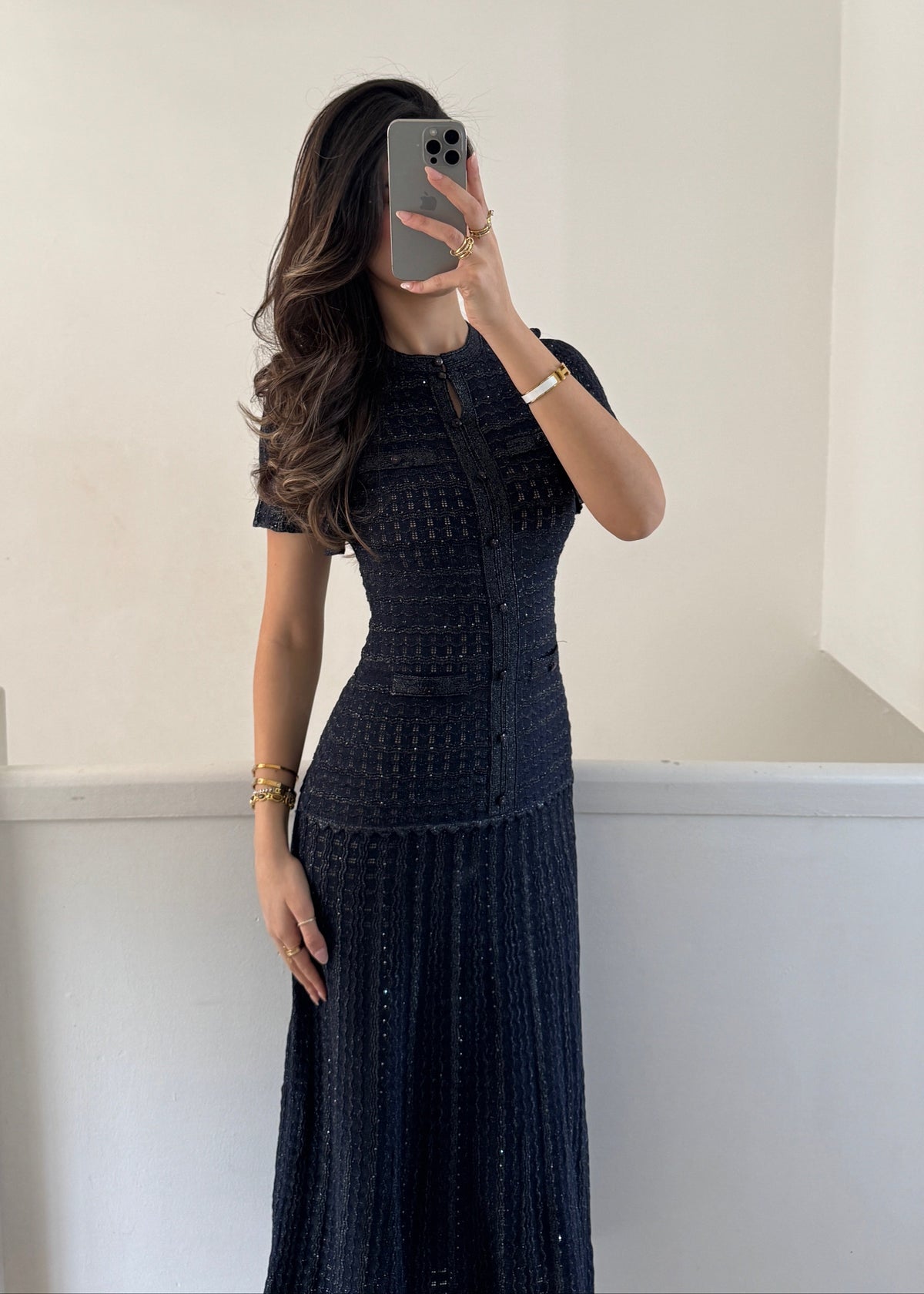 Almaz dress- Navy