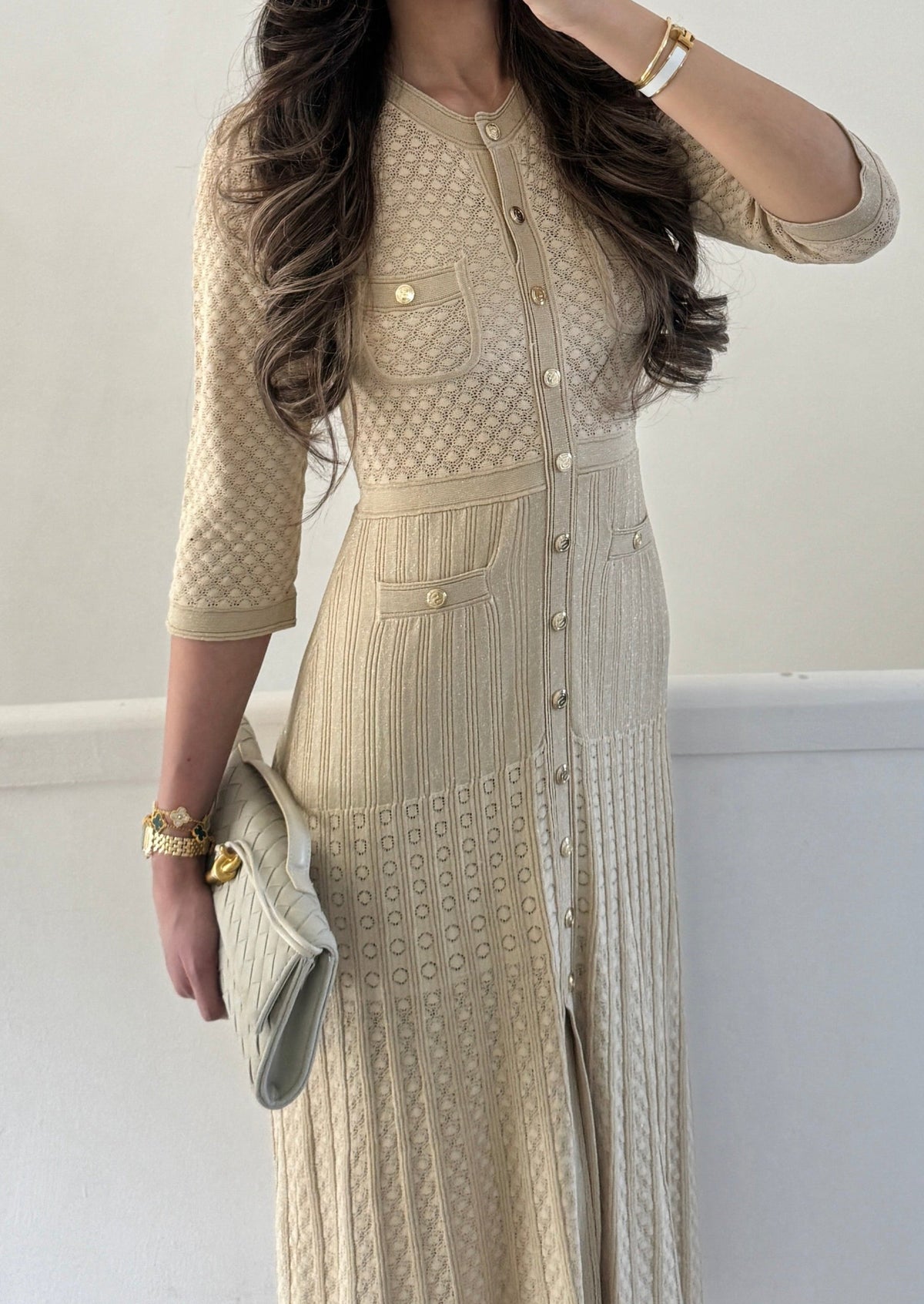 Celeste Dress- Beige