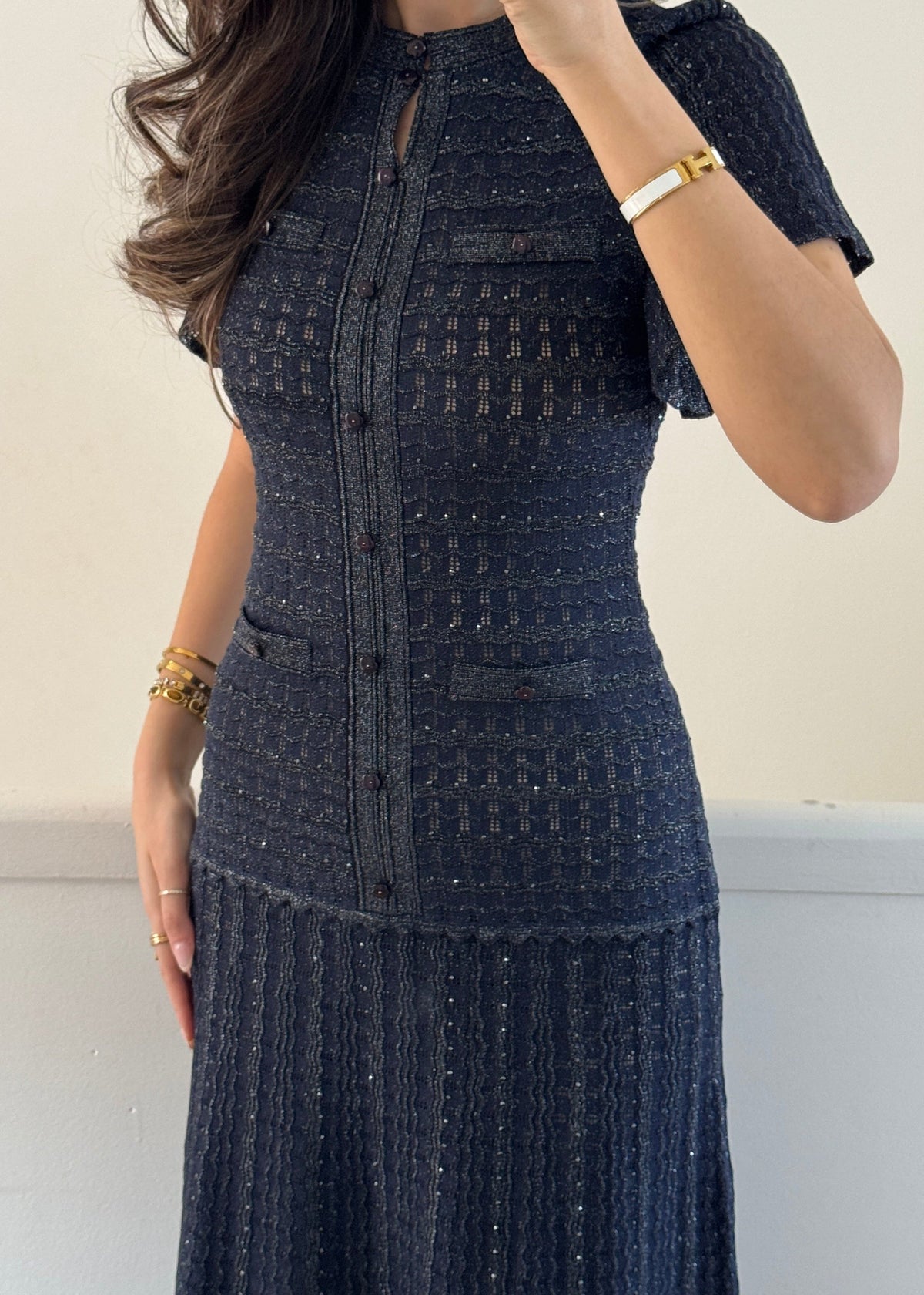 Almaz dress- Navy