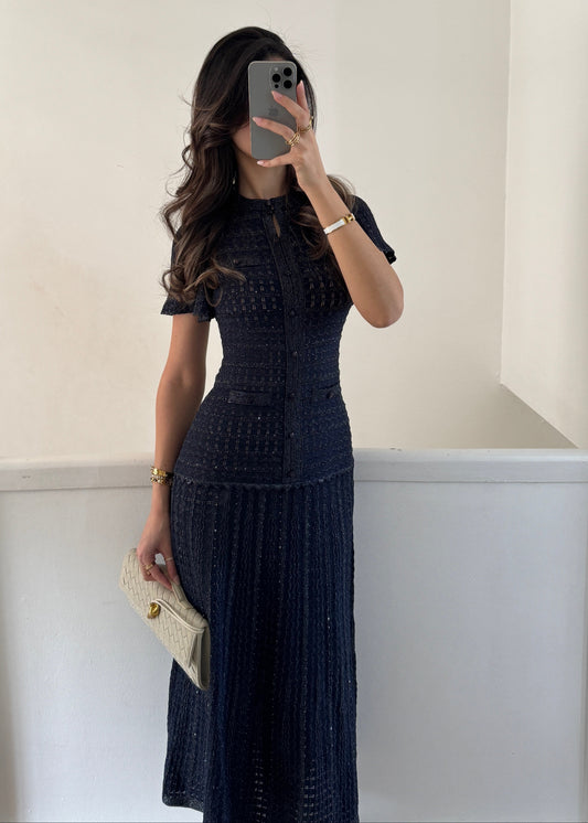 Almaz dress- Navy