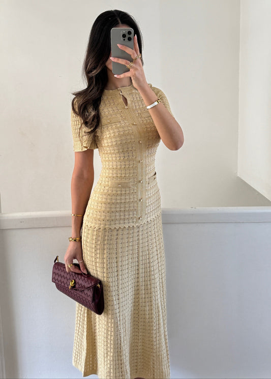 Almaz dress- beige